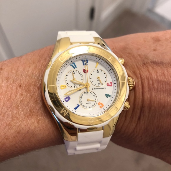 NEW Michelle Watch Color RARE Tahitian Jelly White - Picture 2 of 4